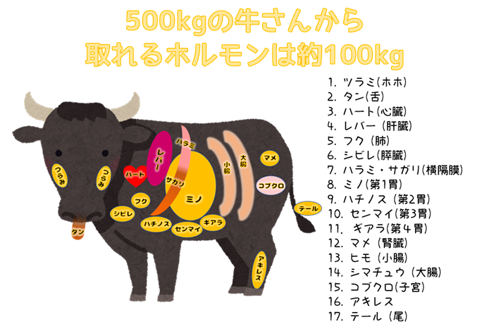 伊賀牛【ホルモン】ミックスホルモン | 生産直売 伊賀牛 奥田